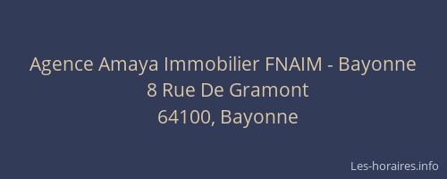 Agence Amaya Immobilier FNAIM - Bayonne