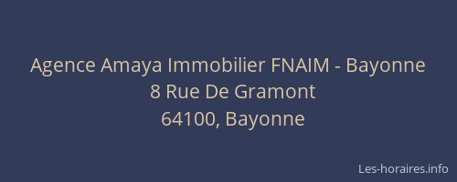 Agence Amaya Immobilier FNAIM - Bayonne