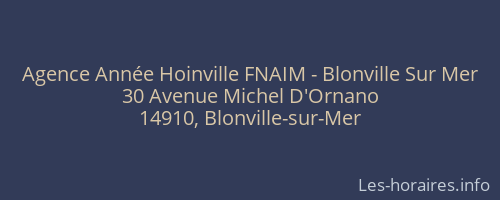 Agence Année Hoinville FNAIM - Blonville Sur Mer