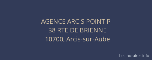 AGENCE ARCIS POINT P