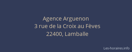 Agence Arguenon