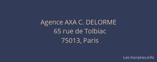 Agence AXA C. DELORME