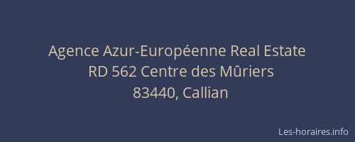 Agence Azur-Européenne Real Estate