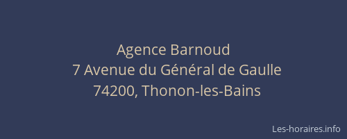 Agence Barnoud