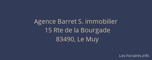 Agence Barret S. immobilier
