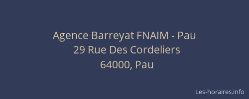 Agence Barreyat FNAIM - Pau