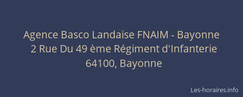 Agence Basco Landaise FNAIM - Bayonne