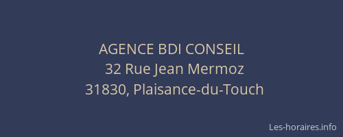 AGENCE BDI CONSEIL