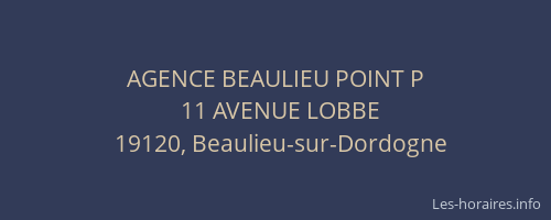 AGENCE BEAULIEU POINT P