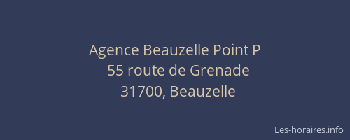 Agence Beauzelle Point P