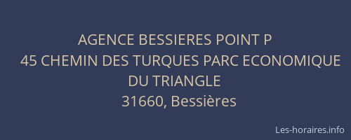 AGENCE BESSIERES POINT P