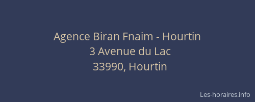 Agence Biran Fnaim - Hourtin