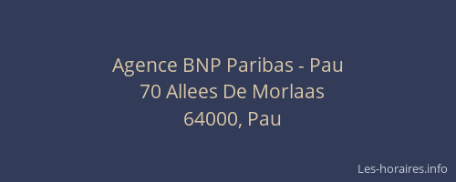 Agence BNP Paribas - Pau