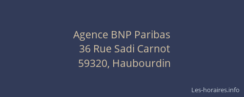 Agence BNP Paribas