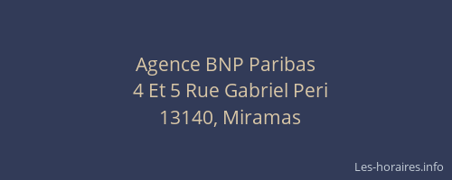 Agence BNP Paribas
