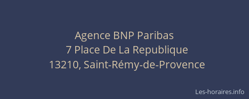 Agence BNP Paribas