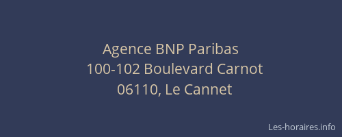 Agence BNP Paribas