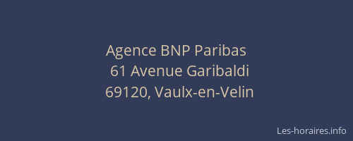 Agence BNP Paribas