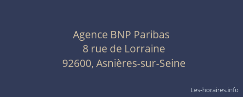 Agence BNP Paribas