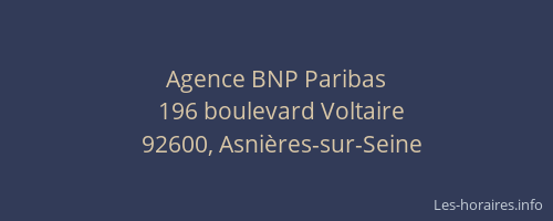 Agence BNP Paribas