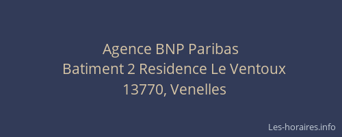 Agence BNP Paribas