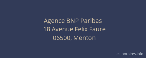 Agence BNP Paribas