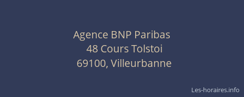 Agence BNP Paribas