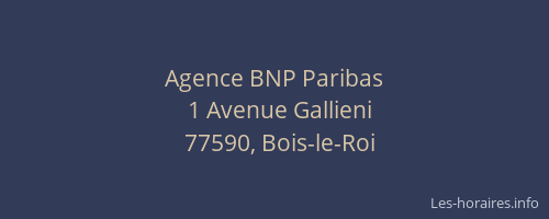 Agence BNP Paribas