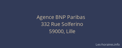 Agence BNP Paribas