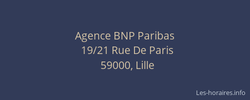 Agence BNP Paribas