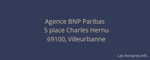 Agence BNP Paribas