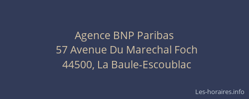 Agence BNP Paribas