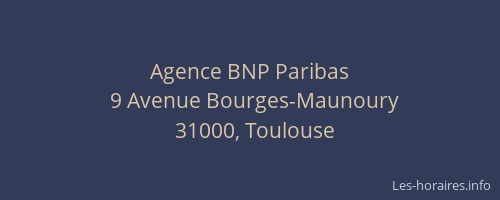 Agence BNP Paribas
