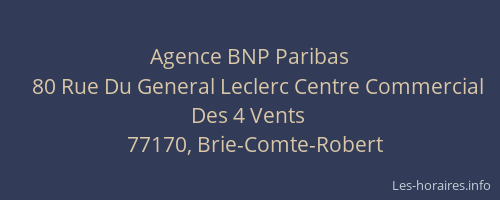 Agence BNP Paribas