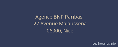 Agence BNP Paribas