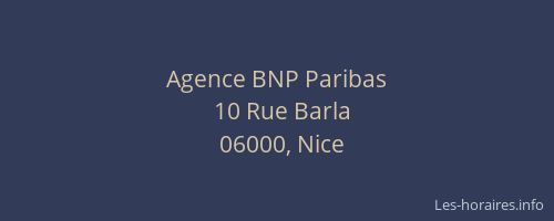 Agence BNP Paribas