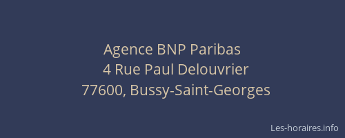 Agence BNP Paribas