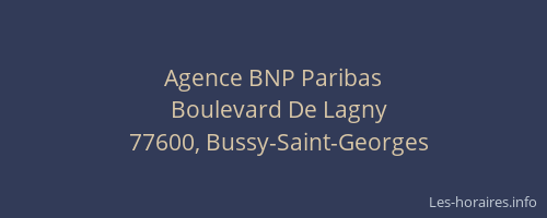 Agence BNP Paribas