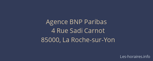 Agence BNP Paribas