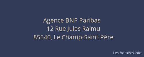Agence BNP Paribas