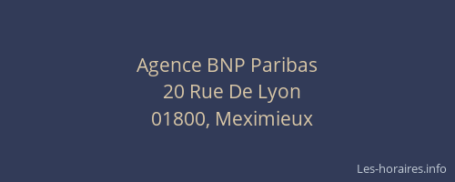 Agence BNP Paribas
