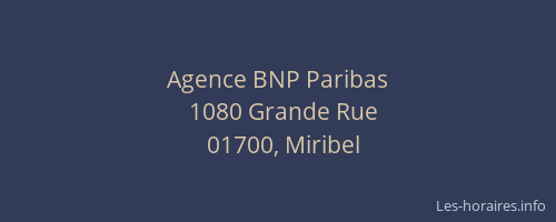 Agence BNP Paribas