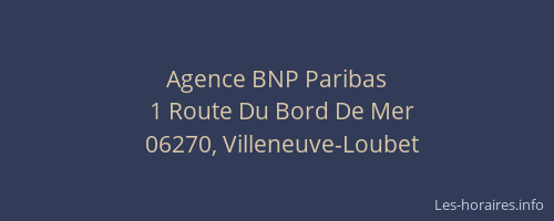 Agence BNP Paribas