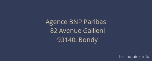 Agence BNP Paribas