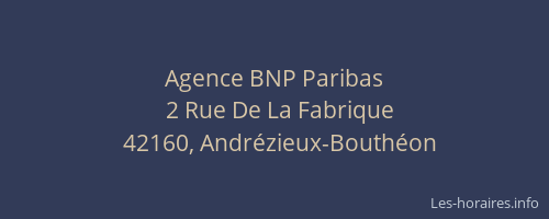 Agence BNP Paribas