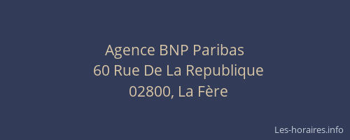 Agence BNP Paribas