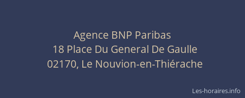 Agence BNP Paribas