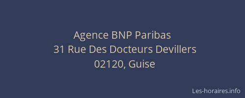 Agence BNP Paribas