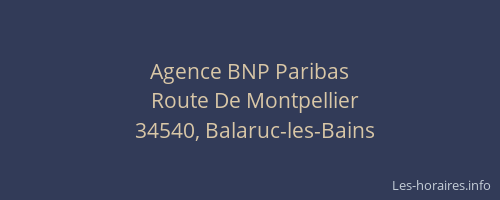 Agence BNP Paribas