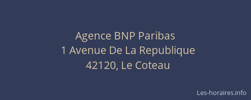Agence BNP Paribas